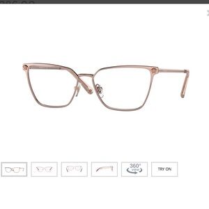 Versace Rose Gold Women's Glasses - like new